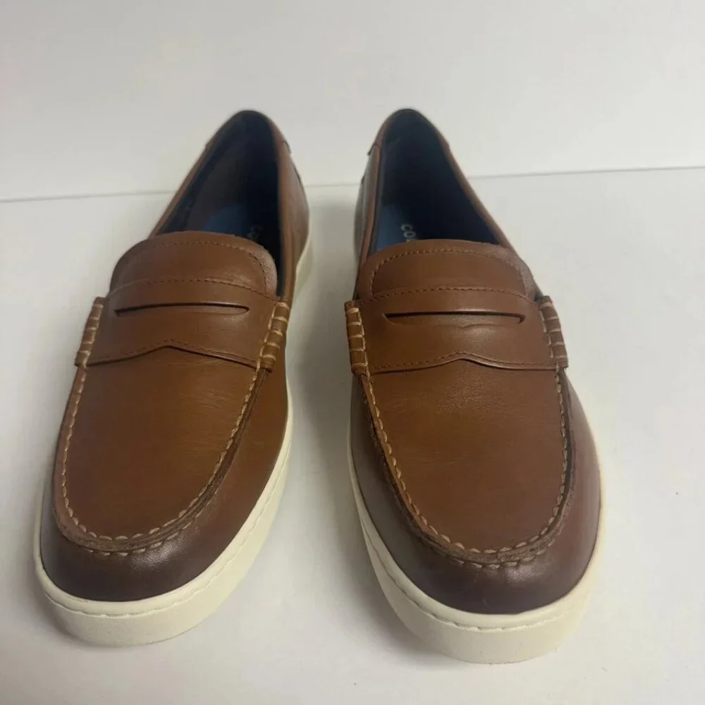 Cole Haan Mens Nantucket Penny Loafer Tan Size 11.5 M
